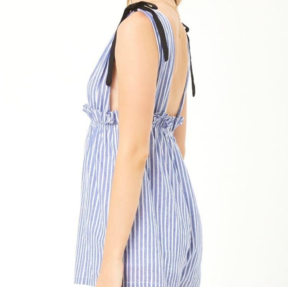 Forever 21 tee ink linen romper